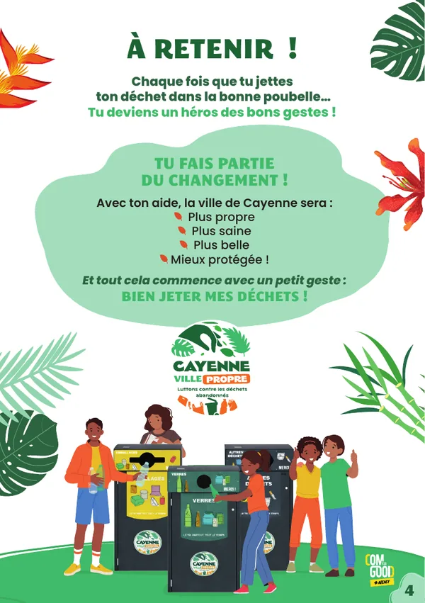 Flyer A5, page 4 : « À retenir ! Tu fais partie du changement »